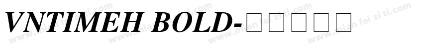 VnTimeH Bold字体转换
